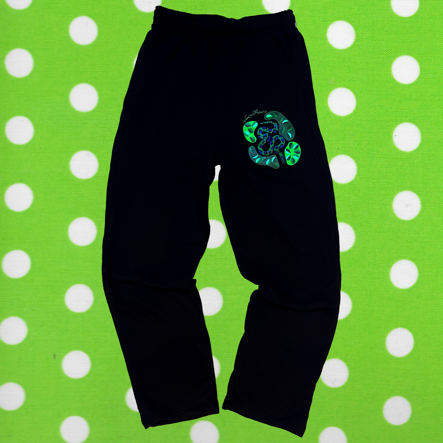 SNAKE PANT (Black)