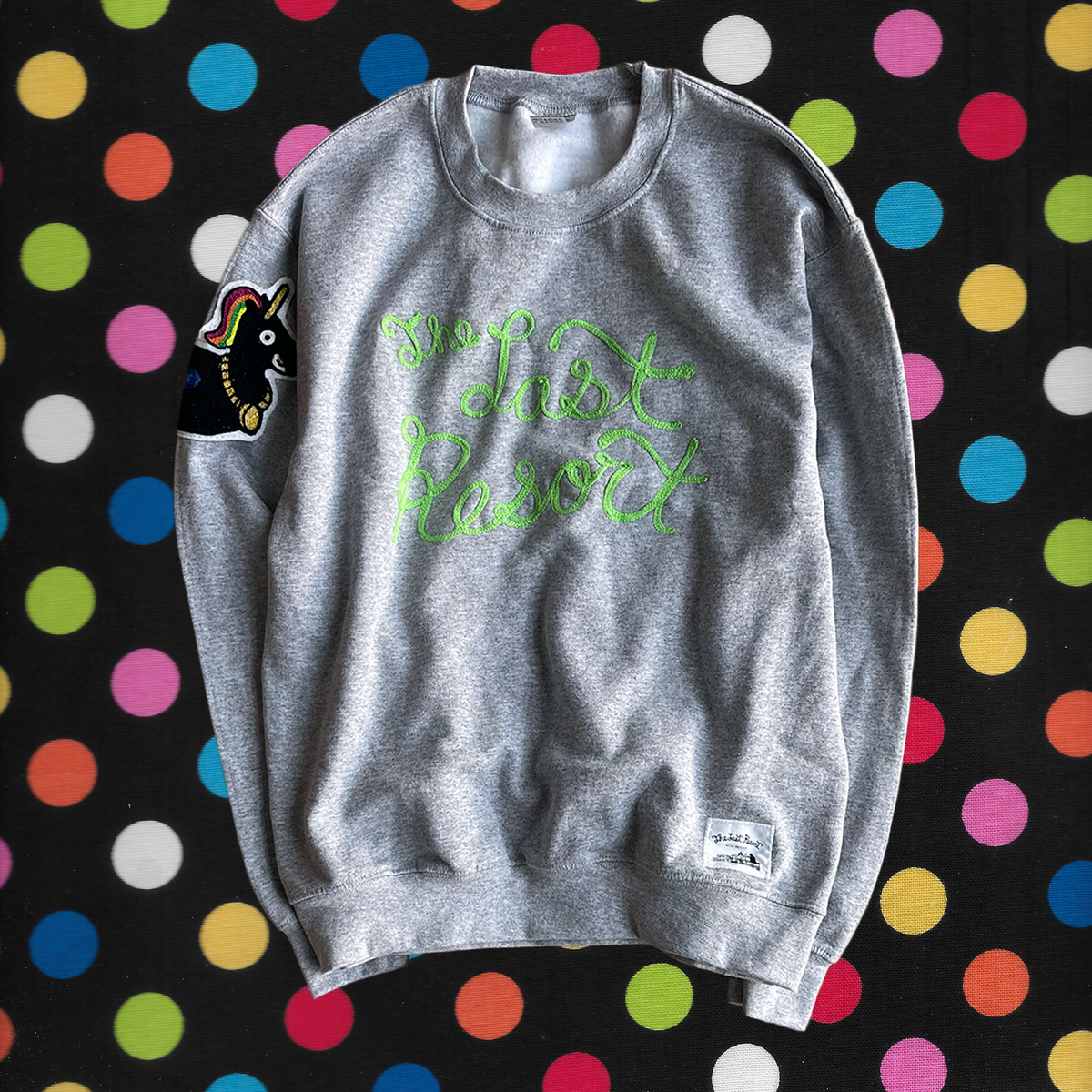 LAST RESORT CREW (Heather Grey) – Sweet Retreat